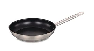 Commichef Plus Superior Blend Stainless Steel Non-Stick Frying Pan with Whitford XYLAN Coating, Strong Corrosion Resistance, 20cm, 1.3L