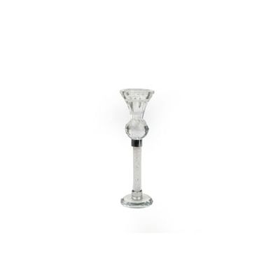 Romimex Portavelas Transparente Vidrio 6 x 20 x 6 cm - Marca EAN: 8435700838103