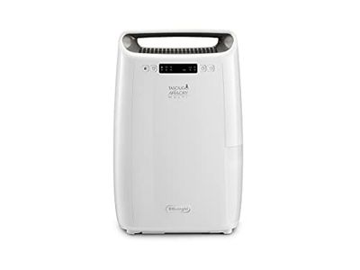 De'Longhi Tasciugo AriaDry Multi DEXD214F luchtontvochtiger en luchtreiniger voor ruimtes tot 65 m³, wasfunctie, gecertificeerde mensen met allergieën, 14 liter/dag, wit