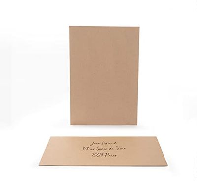 Oxford 100102100 Boîte de 500 Pochettes autoadhésives 176 x 250 mm Kraft Blond