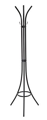 King Collection King Home a1007635 Porte-Manteau en Acier Verni, Noir, 45 x 45 x 173h