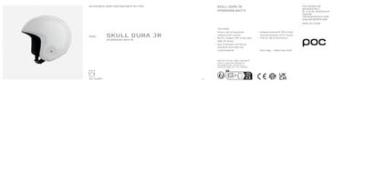 POC Skull Dura Jr, Caschi da Sci Unisex-Youth, Hydrogen White, XS-S (51-54cm)