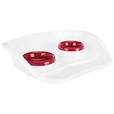 Trixie plastica Cena Vassoio, 46 × 11 × 30 Centimetri