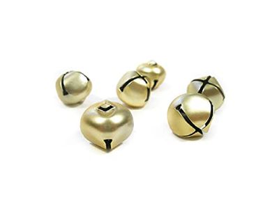 INNSPIRO Cascabeles color oro 10mm. 30u., ideal para manualidades con niños, decoraciones y actividades creativas