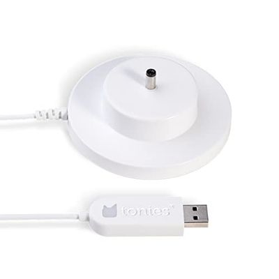 tonies USB-laddningsstation för toniebox, en laddning på språng, Toniebox USB-laddningsstation med LED-ljus i form av huvud