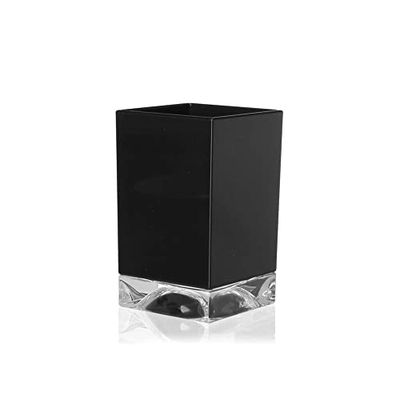Kartell Boxy Portacepillos de dientes, Negro, 7.3 x 7.3 x 12 cm