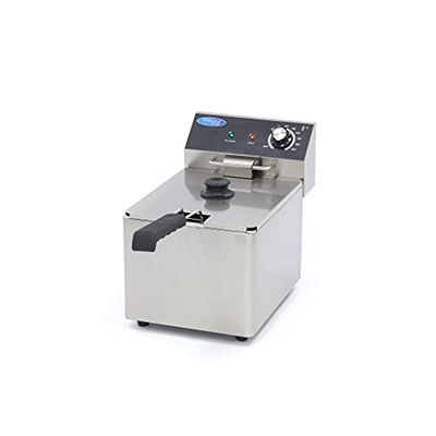Maxima Freidora Gastro – 8 l – 1 cesta – hasta 1,4 kg de patatas fritas