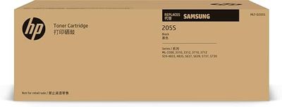 Samsung MLT-D205S, SU974A, Negro, Cartucho Tóner Original, de 2.000 páginas, compatible con impresoras Samsung LaserJet ML-3310DK, ML-3310NDK, ML-3312ND, ML-3710DK, ML-3710NDK y ML-3712D