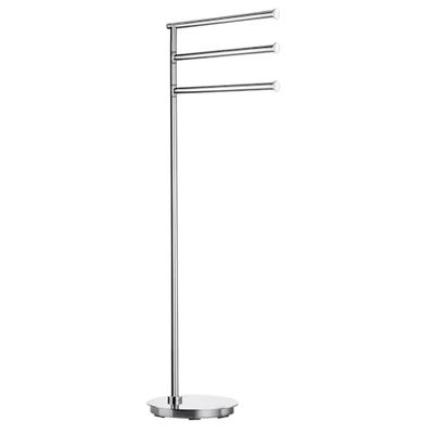 Smedbo FK608 Outline Lite Porte-Serviettes à 3 Bras Rond Acier Inoxydable Argent 17,5 x 34 x 78 cm