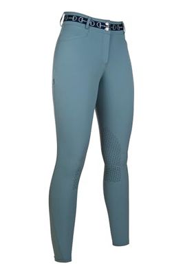 HKM Monaco Style Rodillera SIL. Pantalones de Montar para Mujer Salvia 40