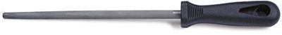 Sanelli Ligne Lario,Fusil à Aiguiser Manche Plastique,Acier Inoxydable,Noir,36.0x2.5x3.0 cm
