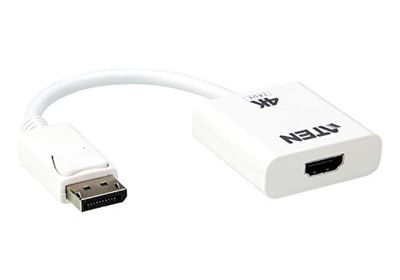 Sann 4K DisplayPort HDMI BYOD-adapter ATEN VC986B för TV, stödjer AMD Eyefinity, 4096x2160 @60 Hz / 3840x2160 @60 Hz, plug & play | 1 KVM marknadsledare