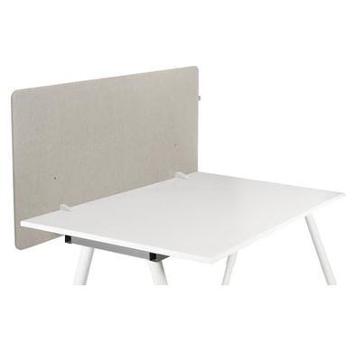 hjh OFFICE Tafelverdeler FLEXMIUT D1 Stof Aluminium Taupe