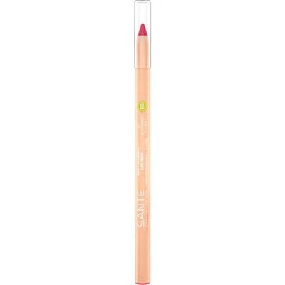SANTE Naturkosmetik Soft Mineral Lipliner 04 Blooming Scarlet, konturówka do ust, aksamitnie miękka tekstura, 1,14 g