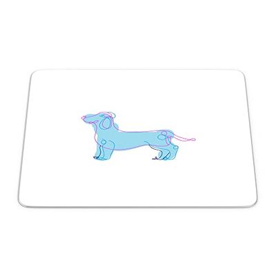 Bonamaison, Rectangle Pop Art Digital Printed Mouse Pad, Non-Slip Base, for Office and Home, Size: 22 x 18 cm