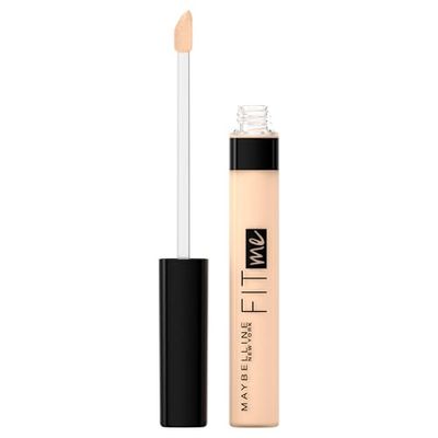 Maybelline Fit Me! Full Coverage Concealer, Matte & Poreless Ultra Blendable, Shade: Light 10, 6.8 ml