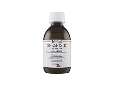GIMA Germo - Germoxid Colluttorio con Clorexidina, pacco da 12 flaconi da 200 ml