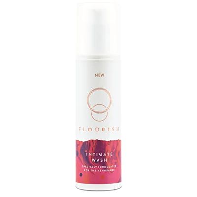 Flourish Intimate Wash for Women – Feminine Hygiene Care with Chamomile & Prebiotics for Menopause – External Comfort & Skin Balance Blend for Dryness & Sensitive Skin (250ml)