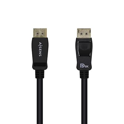 Aisens Cable Displayport V1.4 Macho/Macho 1m Negro