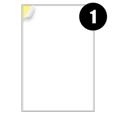 A4 Address Labels 1 Per Sheet, iSOUL A4 Sticker Paper Label 199.6 x 289.1mm, Printable Sheet for Shipping Address Sticker A4 Sticker, Self Adhesive Label for Inkjet & Laser Printer 100 Pack