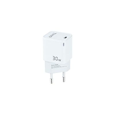 PRENDELUZ Caricabatterie da Parete GAN USB-C/PD 30 W, Design Compatto, Ricarica Rapida, Ideale per dispositivi mobili e Portatili.