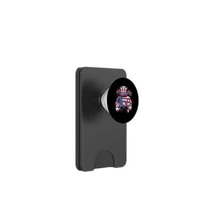 Game Controller 4th July US Flag Fireworks Gamer Patriotic PopSockets PopWallet for MagSafe