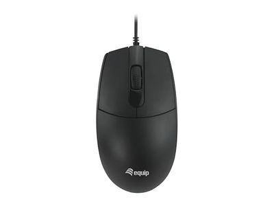 Equip Mouse ottico USB-A Silent per mancini, 1,5 m