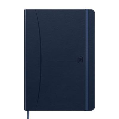 Oxford Signature notitieboek A5 gelinieerd, 80 vellen, blauw, 400154945