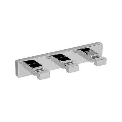 INDA Lea Wandgarderobe, messing, wit, 5 x 17 x 3 cm