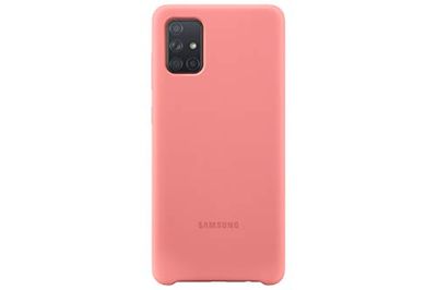 Samsung Official Galaxy A71 Silicone Cover Case - Pink