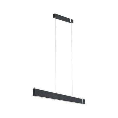 Paulmann 79995 Luminaire en suspension LED Smart Home Zigbee 3.0 Jagun 13,5W Anthracite luminaire en feutre