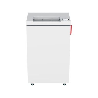 IDEAL 2445 dokumentförstörare, säkerhetsnivå P-5, partikelskärning/korsskärning 2 x 15 mm, 10 ark kapacitet, 35 l avfallsbehållare, överensstämmer med GDPR och förstör också kreditkort,