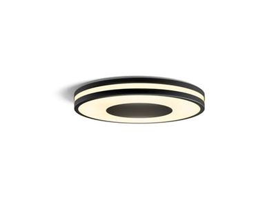Philips Hue White Ambiance Plafoniera Smart Being, Luce Bianca da Calda a Fredda, 32W, Nero, Telecomando Dimmer Switch Incluso
