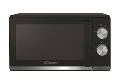 Candy Moderna Forno a Microonde 20 Litri, 700W, 6 Livelli di Potenza, Funzione Defrost, Timer e Segnale Acustico di Fine Cottura, App hOn, Libera Installazione, 45,2 x 34,6 x 26,2 cm, Nero - CMW20TNMB