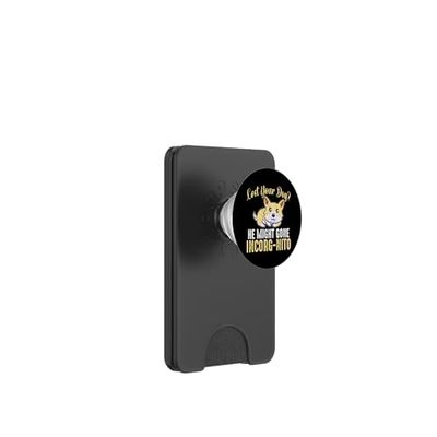 Lost Your Dog? He Might Gone Incorg-nito Corgi Dog PopSockets PopWallet for MagSafe