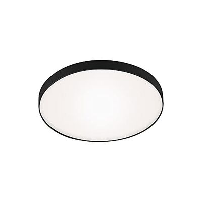 Briloner Leuchten 3351-015 - Lampada da soffitto a LED, IP44, 13 Watt, 1200 lumen, 4.000 Kelvin, colore: Bianco/Nero