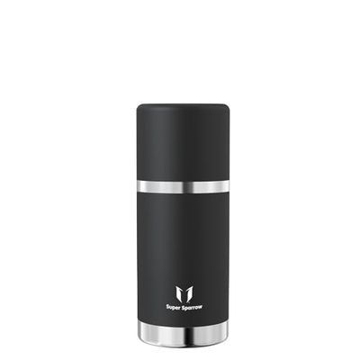 Super Sparrow Flask - 500ml - Wide Mouth Vacuum Insulated Water Bottle - BPA-Free ThermosBottle - Leakproof Lid Doubles as Cup