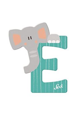 Sevi 83005 Lettres E éléphant Multicolore env. 10 x 7,5 cm