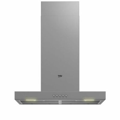 Beko BHCB61622BXH - Campana Decorativa T-INVERTIDA gama BEYOND, Color Inox, 60cm, Clase Energética B, Extracción máx, 613 m3h, Filtros de carbono para la recirculación incluidos