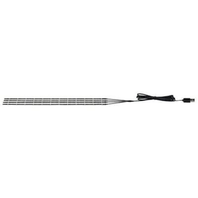 Paulmann 942.08 Luce Outdoor Mobile Parasol di Lighting Ip44 3000 K Lampada Per Ombrellone 4 x 0.4 M Luce Nastri Led Stripes, Plastica, 0.1 W, Nero, 40 x 0.5 x 0.3 cm
