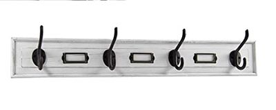 GICOS SRL 816901 kleerhanger wit met 4 haken 80 x 10 x 12