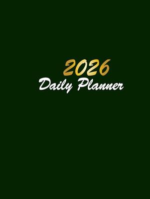 Daily Planner 2026: One Page Per Day Organizer | Stay Productive & Organized | 12 Months, 365 Days with Priorities, Notes & Appointments. 8.5" x 11" Format.