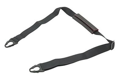 VAUDE - Alça de ombro de substituição para bolsa de ombro de bicicleta, unissexo, cor preta, 163 x 3,7 cm