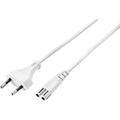 Basetech BT-2336883 cavo di alimentazione Bianco 5.00 m