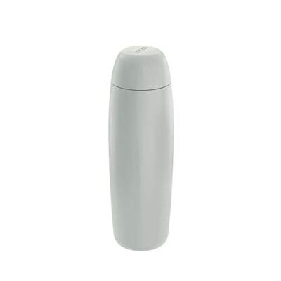 Alessi Food à Porter Bottiglia Termica, Acciaio Inossidabile 18/10, Grigio