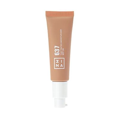 3INA MAKEUP - The Tinted Moisturizer SPF30 617 - BB Crème Sable - Fond de Teint avec Acide Hyaluronique et Crème Solaire SPF 30 - Crème Teintée - Vegan - Cruelty Free