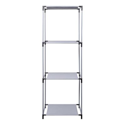 IDEBOX Etagère Avec 3 Casiers Métal Gris 18,5 x 6 x 37,5 cm RG5825