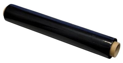 OFFICE PRODUCTS Stretchfolie / 1 rol/paletfolie handstretchfolie / 1,7 kg netto, breedte 500 mm, 23 µm, zwart/stretchfolie wikkelfolie verpakkingsfolie en verhuizing/verpakkingsfolie
