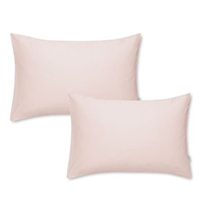 400T Thread Count Cotton Sateen Standard Pillowcase Pair Blush