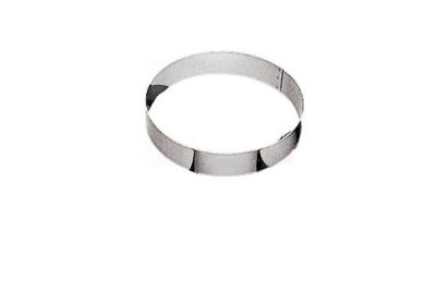 Gobel 865140 Cercle à Entremet Emporte-Pièce Inox Hauteur 3,5 cm Ø 20 cm, Argenté